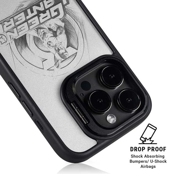 DC Comics Green Lantern Sketch Art Action Pose iPhone 14 Pro Max Kickstand Case