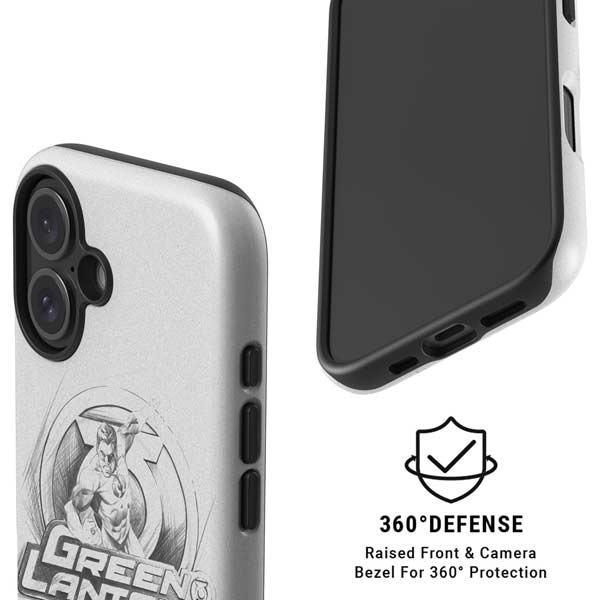 DC Comics Green Lantern Sketch Art Action Pose iPhone 16 Magsafe Impact Case