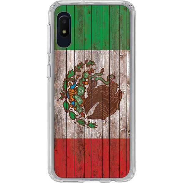 Mexican Flag Dark Wood Galaxy Cases