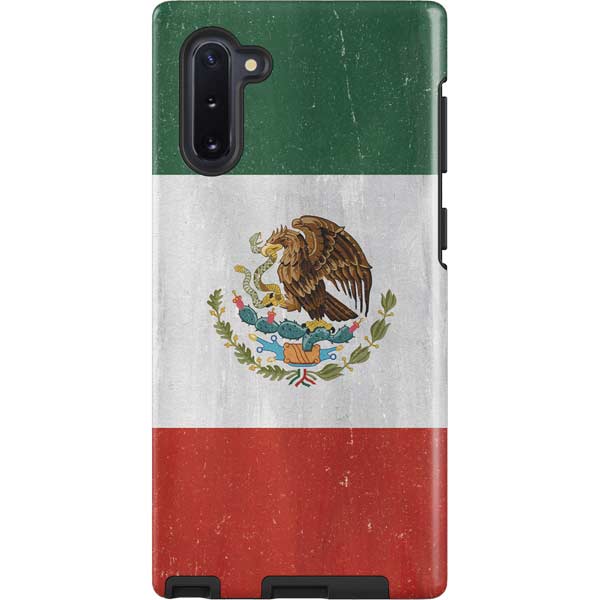 Mexico Flag Distressed Galaxy Cases