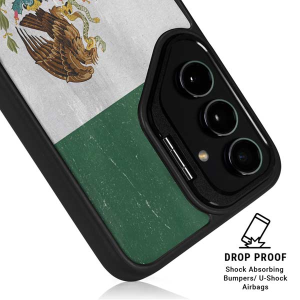 Mexico Flag Distressed Galaxy S26 Ultra Kickstand Case