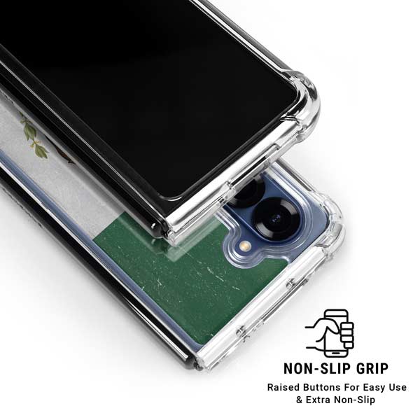 Mexico Flag Distressed Galaxy Z Fold7 Clear Case