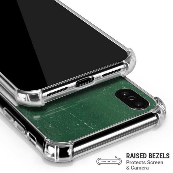 Mexico Flag Distressed iPhone X/XS Clear Case