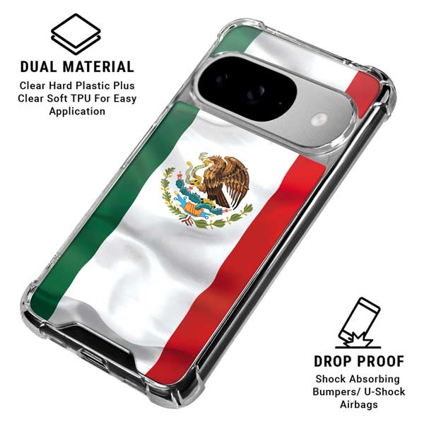 Mexico Flag Google Pixel 10 Clear Case