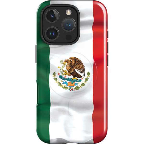 Mexico Flag iPhone 16 Pro Magsafe Impact Case