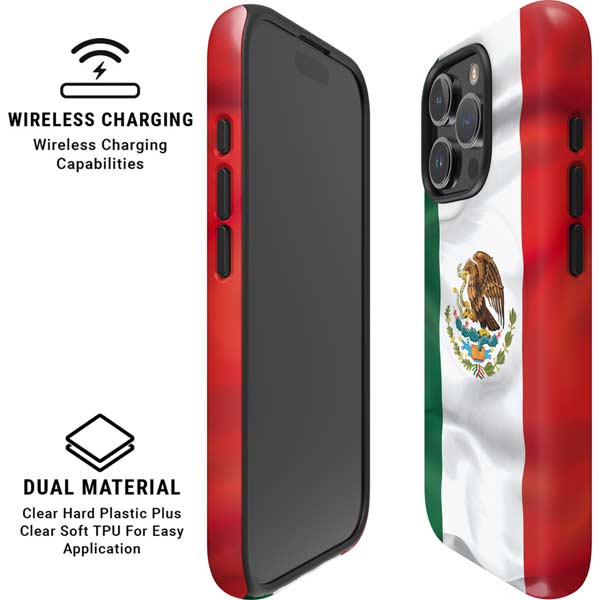 Mexico Flag iPhone 16 Pro Magsafe Impact Case
