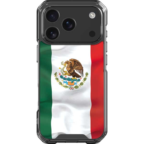 Mexico Flag iPhone 17 Pro Clear Case