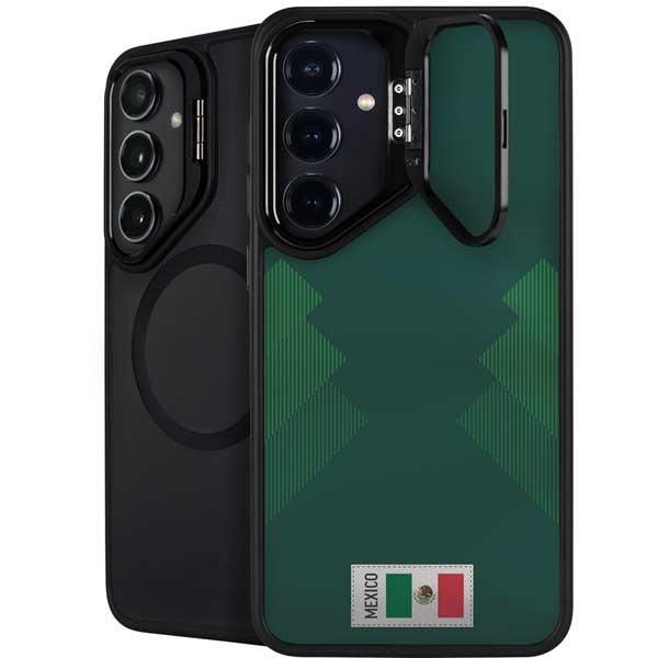 Mexico Soccer Flag Galaxy S26 Plus Kickstand Case