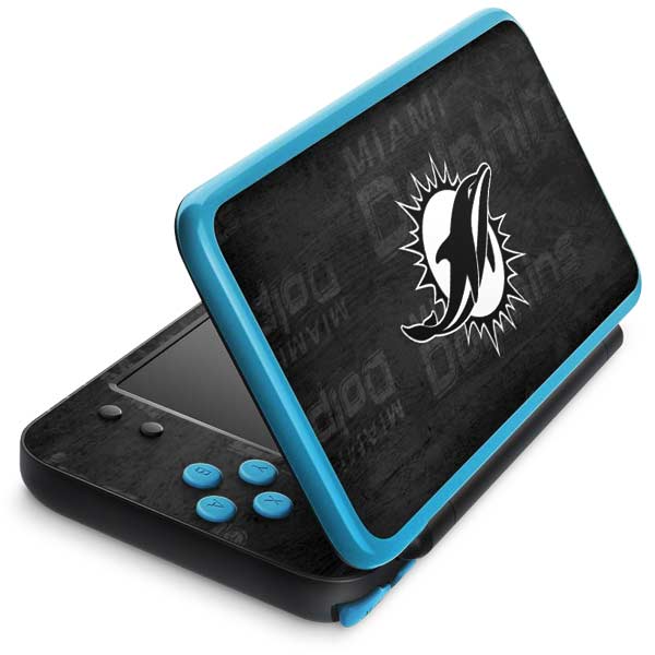 NFL Miami Dolphins Black & White Nintendo Skins