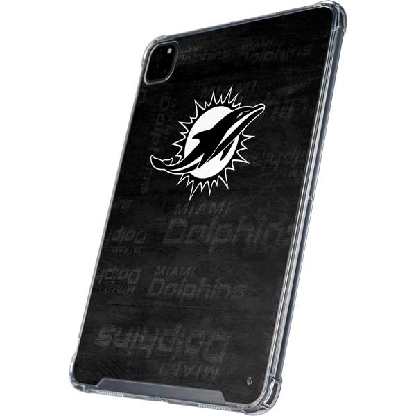 NFL Miami Dolphins Black & White iPad Cases