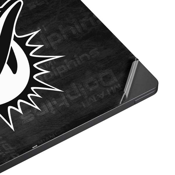 NFL Miami Dolphins Black & White Surface Laptop 7 13.8in Skin