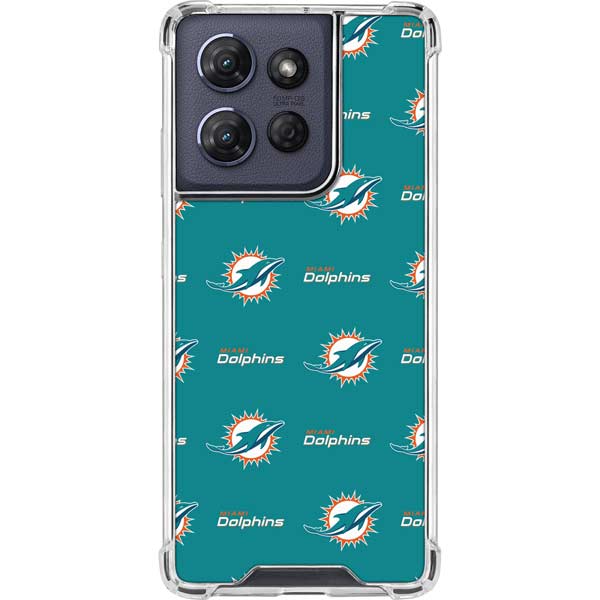 NFL Miami Dolphins Blitz Series Moto G Power 5G (2025) Clear Case
