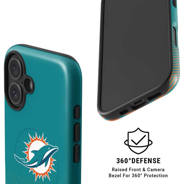 NFL Miami Dolphins Breakaway iPhone 16 Magsafe Impact Case