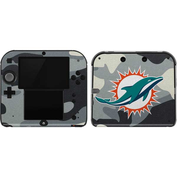NFL Miami Dolphins Camo Nintendo Skins