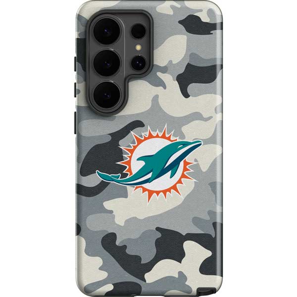 NFL Miami Dolphins Camo Galaxy S26 Ultra Impact Case