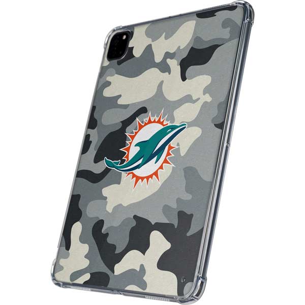 NFL Miami Dolphins Camo iPad Pro 11in (2024) Clear Case