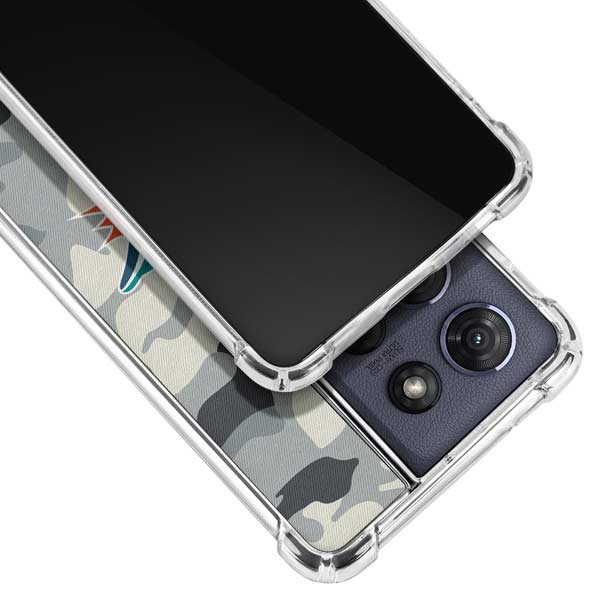 NFL Miami Dolphins Camo Moto G Play 5G (2025) Clear Case