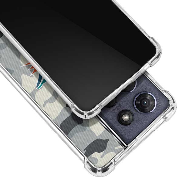 NFL Miami Dolphins Camo Moto G Power 5G (2025) Clear Case