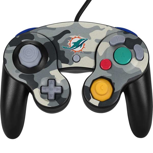 NFL Miami Dolphins Camo Nintendo Skins