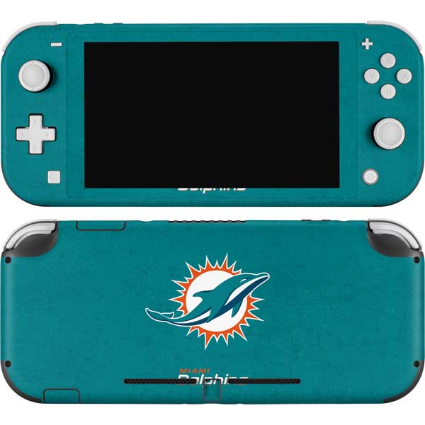 NFL Miami Dolphins Distressed- Aqua Nintendo Skins