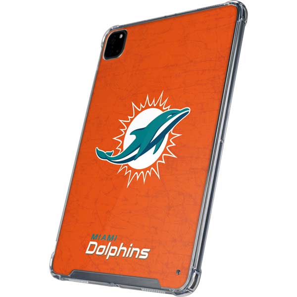 NFL Miami Dolphins Distressed- Orange iPad Cases