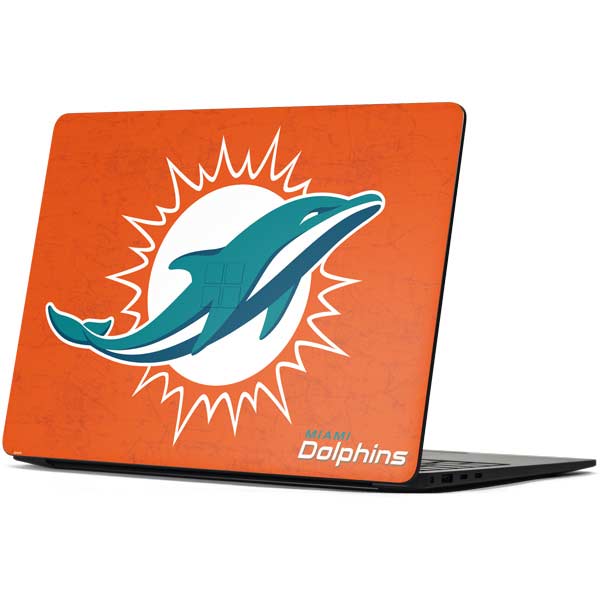 NFL Miami Dolphins Distressed- Orange Surface Laptop 7 15in Skin