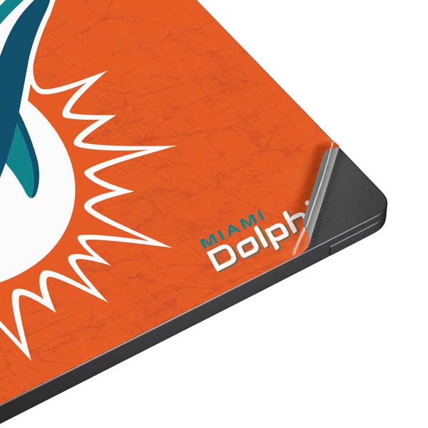 NFL Miami Dolphins Distressed- Orange Surface Laptop 7 15in Skin
