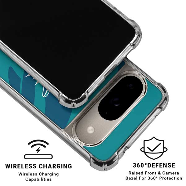 NFL Miami Dolphins Double Vision Google Pixel 10 Clear Case