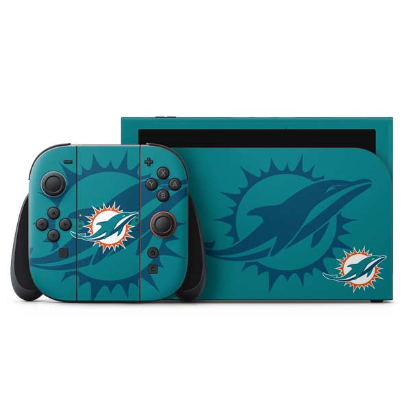 NFL Miami Dolphins Double Vision Nintendo Skins
