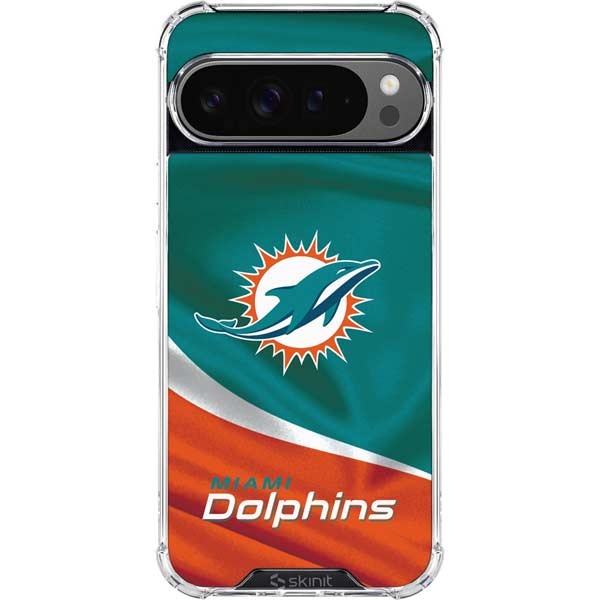 NFL Miami Dolphins Google Pixel 10 Pro XL Clear Case