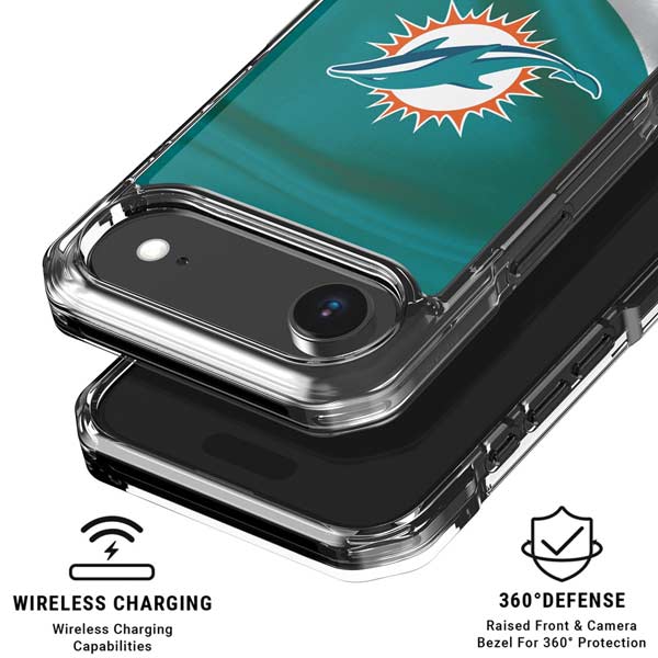 NFL Miami Dolphins iPhone 17 Air Clear Case