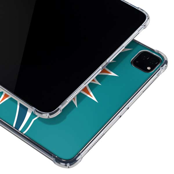 NFL Miami Dolphins Large Logo iPad Pro 11in (2024) Clear Case
