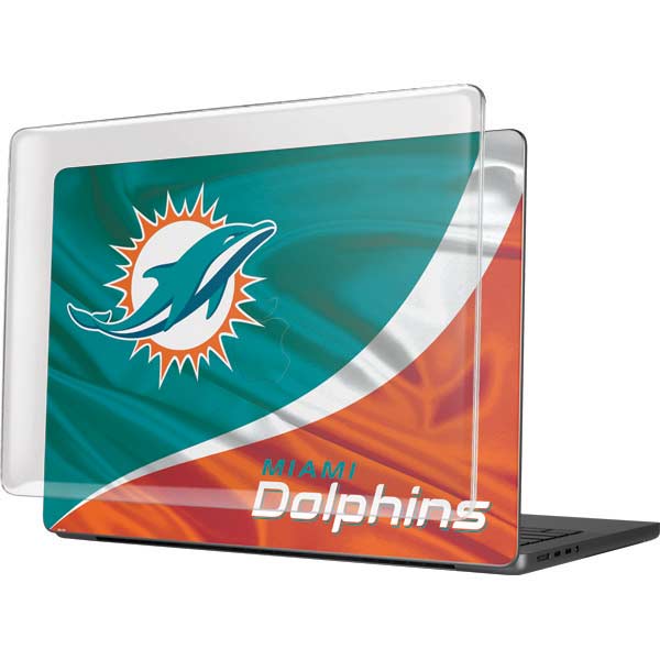 NFL Miami Dolphins MacBook Pro 14in (2021-24) Case plus Skin