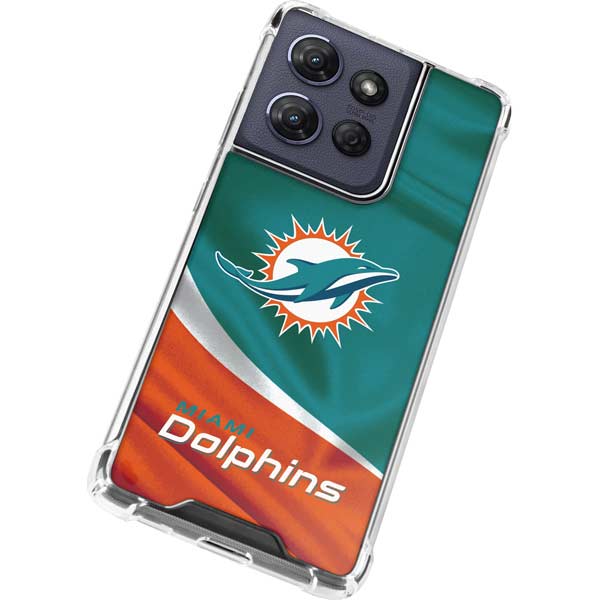 NFL Miami Dolphins Moto G 5G (2025) Clear Case