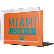 NFL Miami Dolphins Orange Performance Series MacBook Pro 14in (2021-24) Case plus Skin