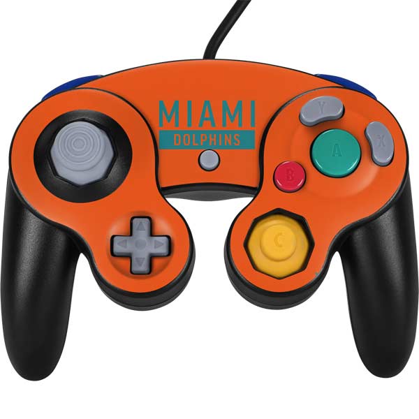 NFL Miami Dolphins Orange Performance Series Nintendo Skins