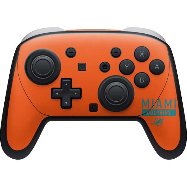NFL Miami Dolphins Orange Performance Series Nintendo Skins