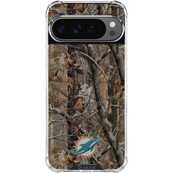 NFL Miami Dolphins Realtree AP Camo Google Pixel 10 Pro XL Clear Case