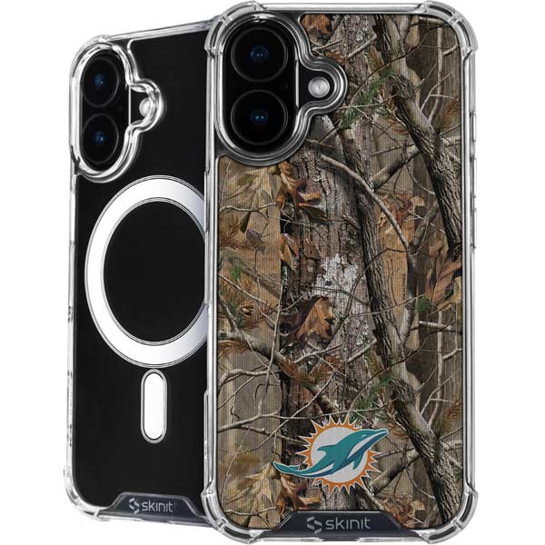 NFL Miami Dolphins Realtree AP Camo iPhone 17 MagSafe Case