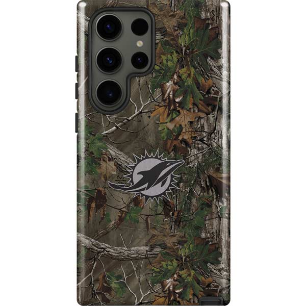 NFL Miami Dolphins Realtree Xtra Green Camo Galaxy S23 Ultra Pro Case