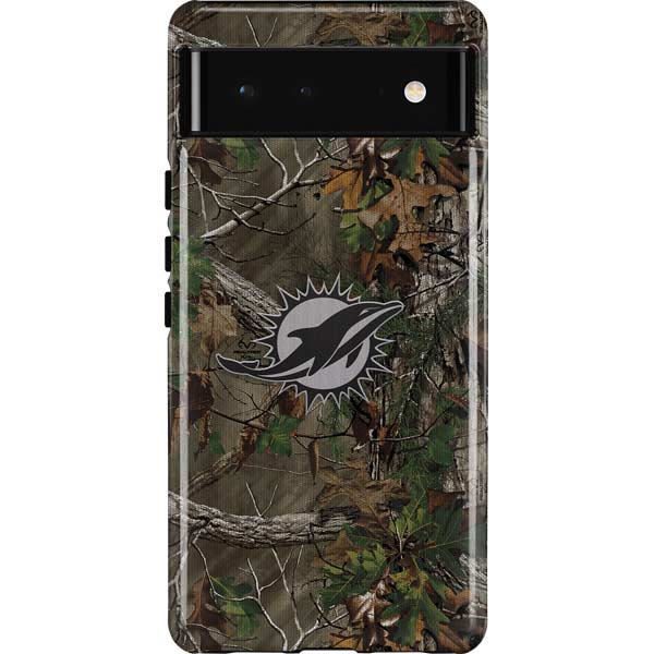 NFL Miami Dolphins Realtree Xtra Green Camo Pixel Cases