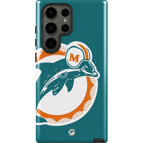 NFL Miami Dolphins Retro Logo Galaxy S23 Ultra Pro Case