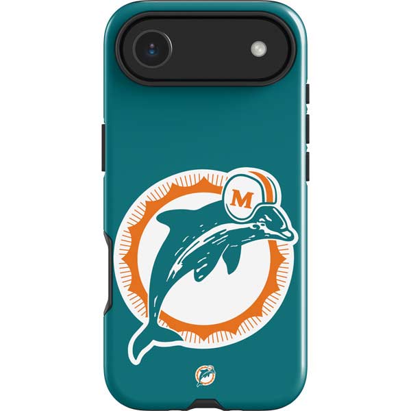NFL Miami Dolphins Retro Logo iPhone 17 Air Impact Case