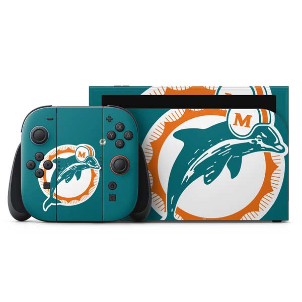 NFL Miami Dolphins Retro Logo Nintendo Skins