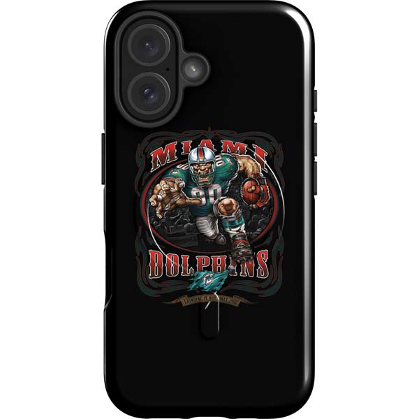 Liquid Blue NFL Miami Dolphins Running Back iPhone 16 Magsafe Impact Case
