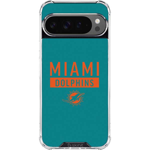 NFL Miami Dolphins Teal Performance Series Google Pixel 10 Pro Clear Case
