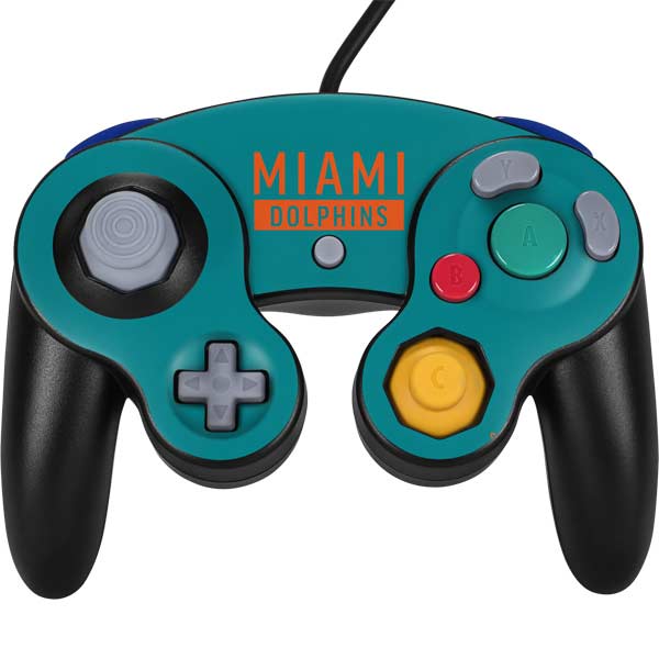 NFL Miami Dolphins Teal Performance Series Nintendo Skins