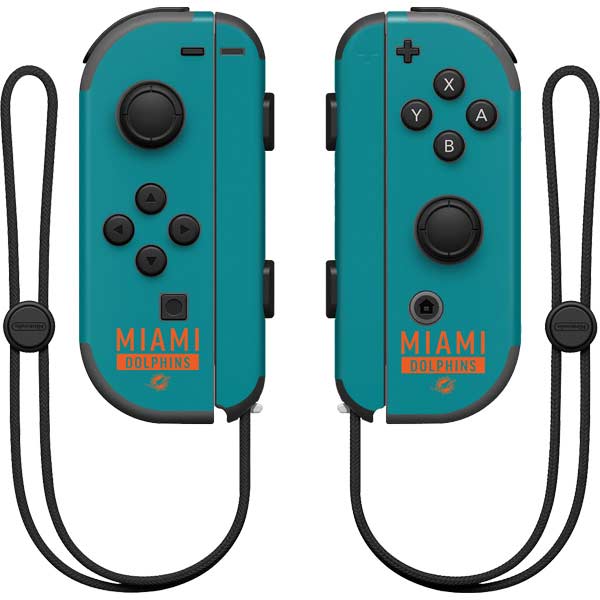 NFL Miami Dolphins Teal Performance Series Nintendo Skins
