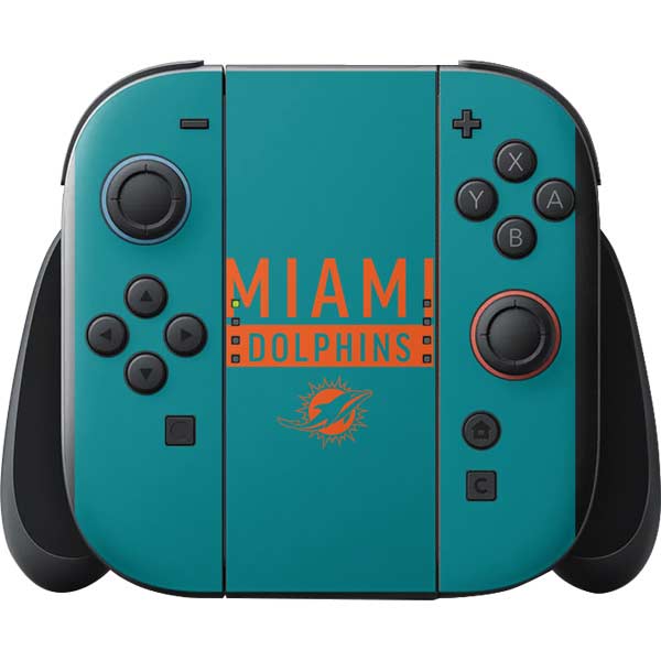 NFL Miami Dolphins Teal Performance Series Nintendo Switch 2 (2025) with Joy-Con Skin