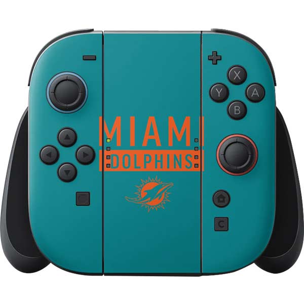 NFL Miami Dolphins Teal Performance Series Nintendo Skins